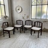 4 Scandinavian mahogany chairs