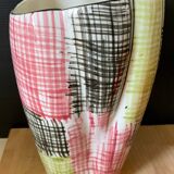 Sarreguemines ceramic vase