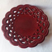 Saint Clément ceramic plate bowl barbotine fruit bowl
