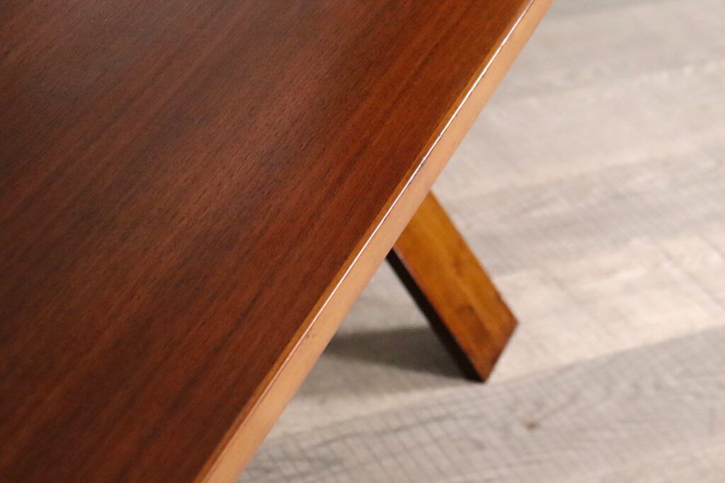 TL58 dining table in walnut by Marco Zanuso for Poggi, Italy 1960s