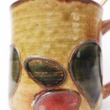 Vintage enameled ceramic mugs - Set of 4