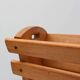 Mid-century Magazine Rack in full oak, France 1960s