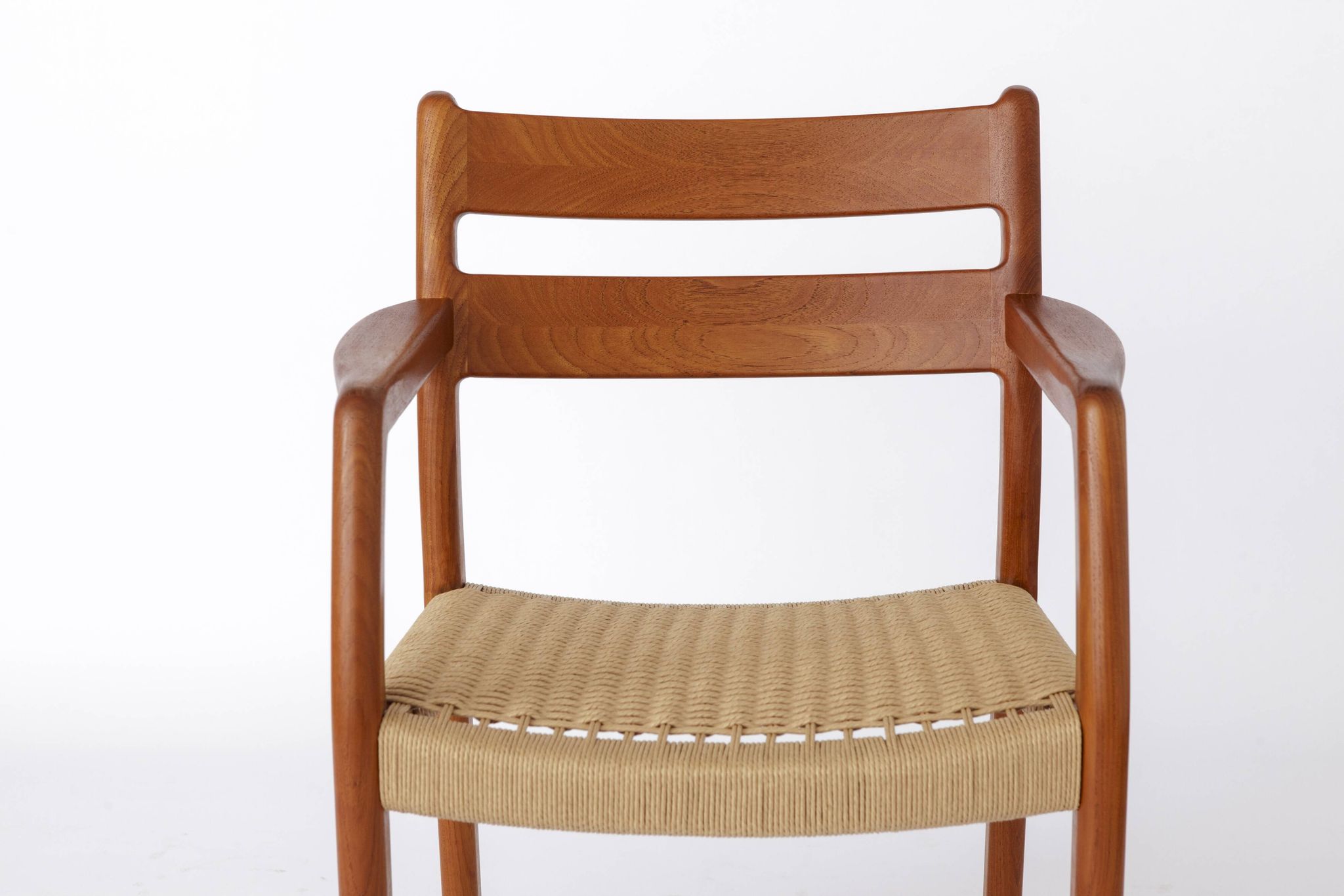 Ensemble de 3 chaises vintage 1960 EMC Mobler en teck danois