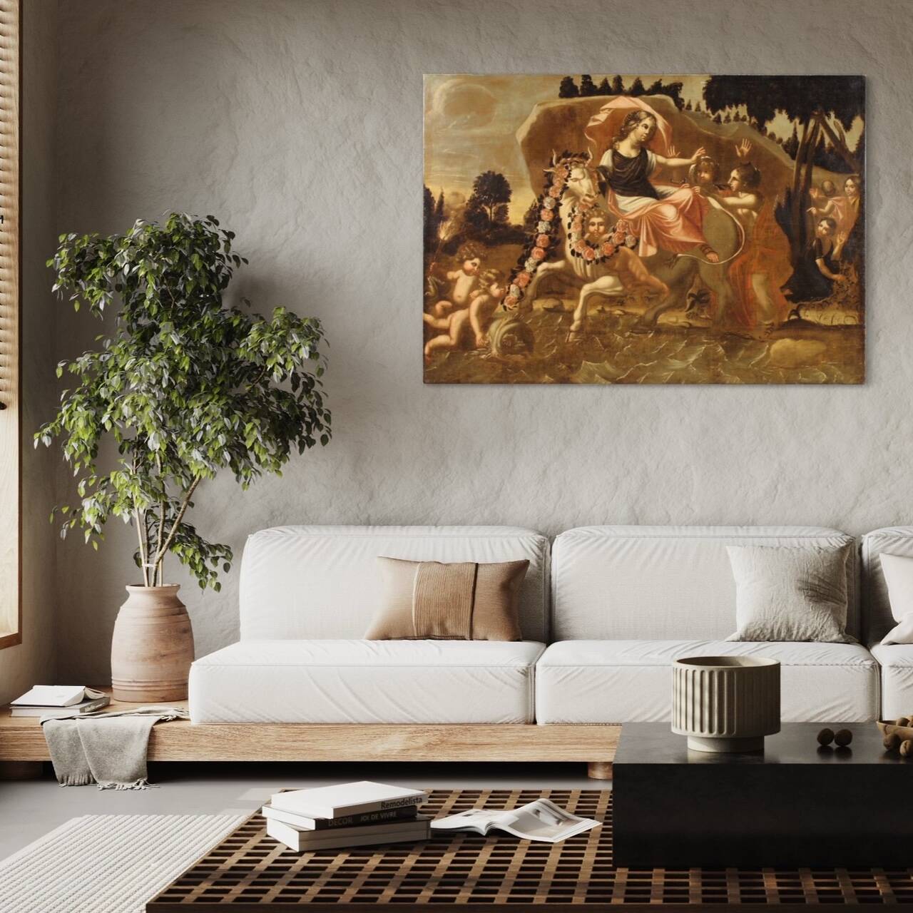 Tableau mythologique du XVIIe siècle, L'Enlèvement d'Europe