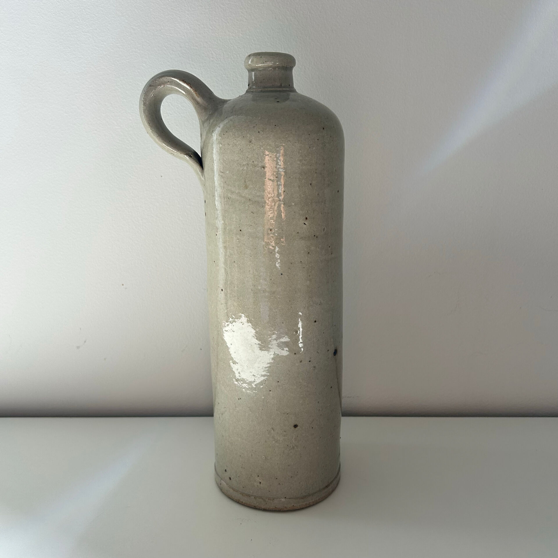 Large stoneware bottle