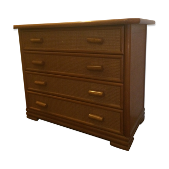 Dresser in rattan