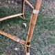 Rattan and wicker table