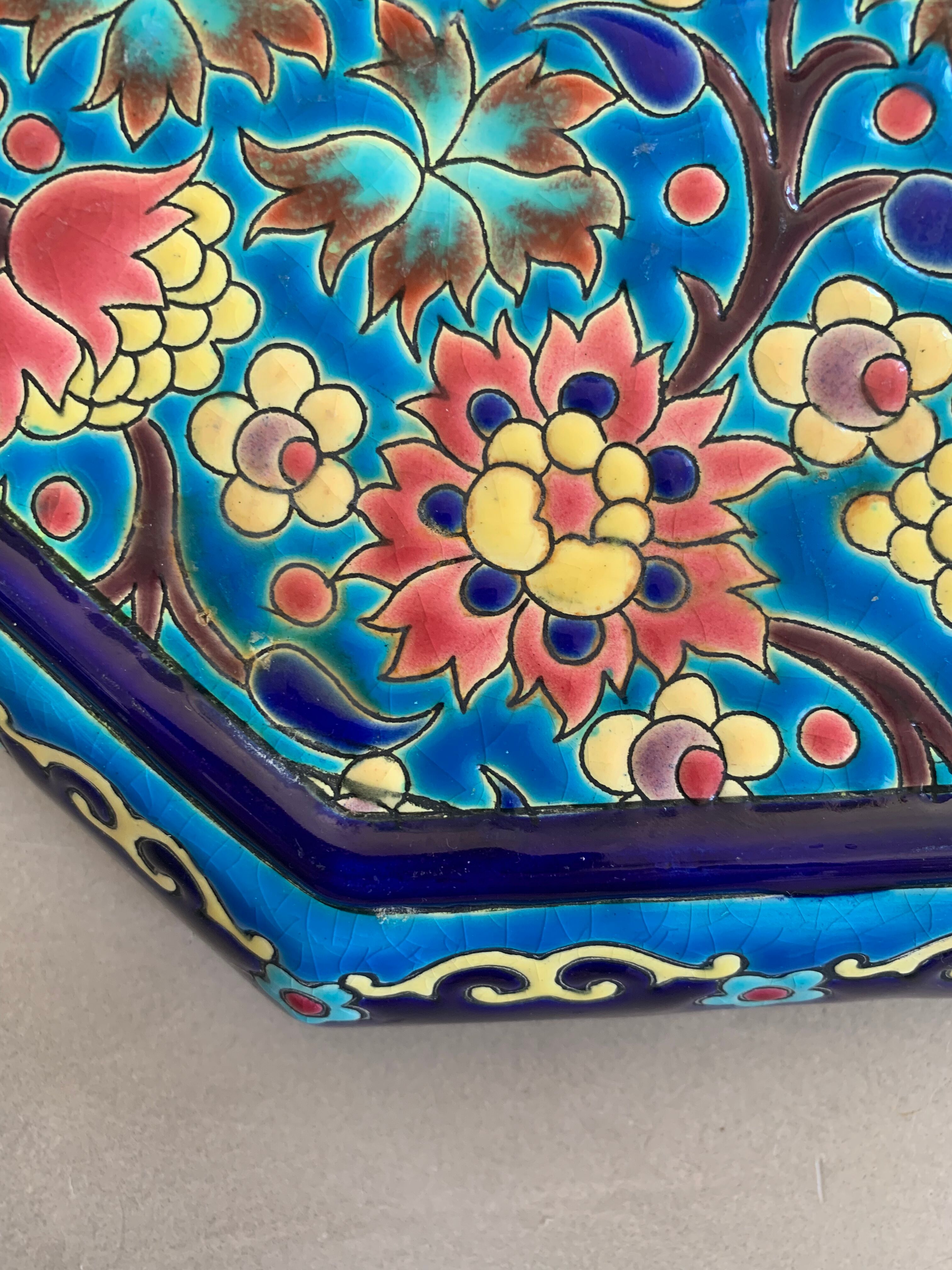 Longwy tbe enamelled trivets