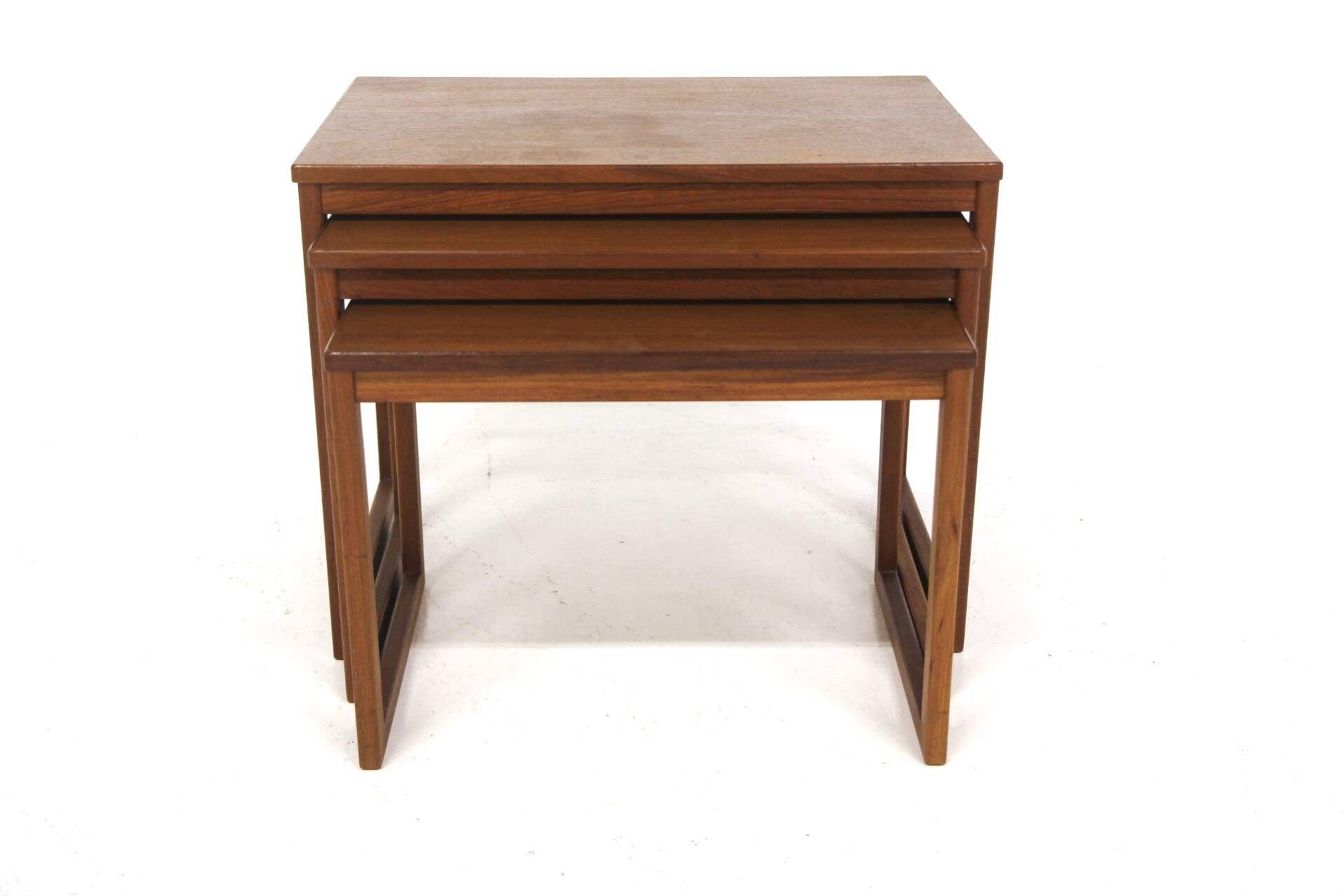 Svante Skogh teak nesting tables for Seffle Möbelfabrik, Sweden, 1960s