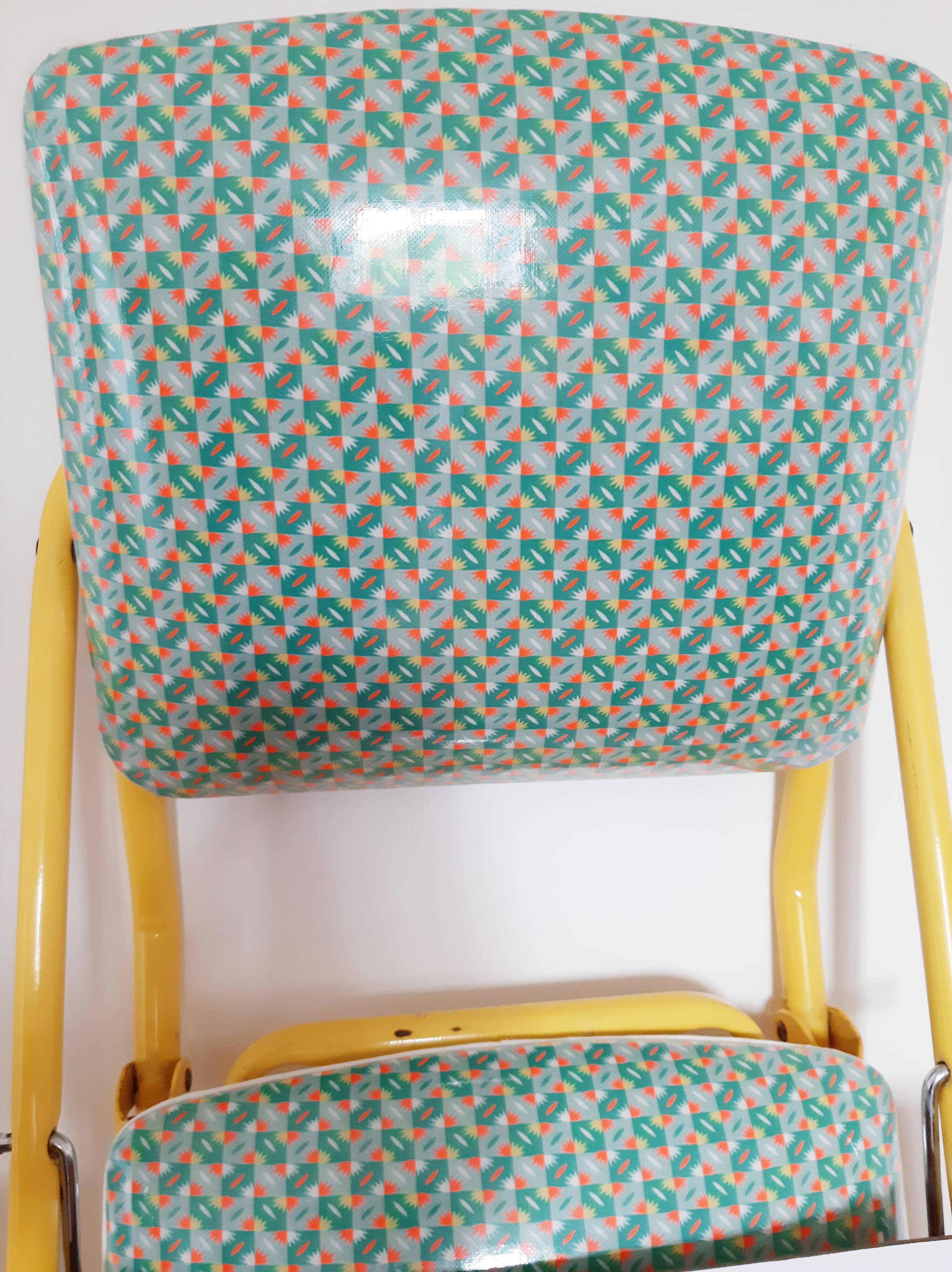 Chaise haute enfant vintage années 60/70