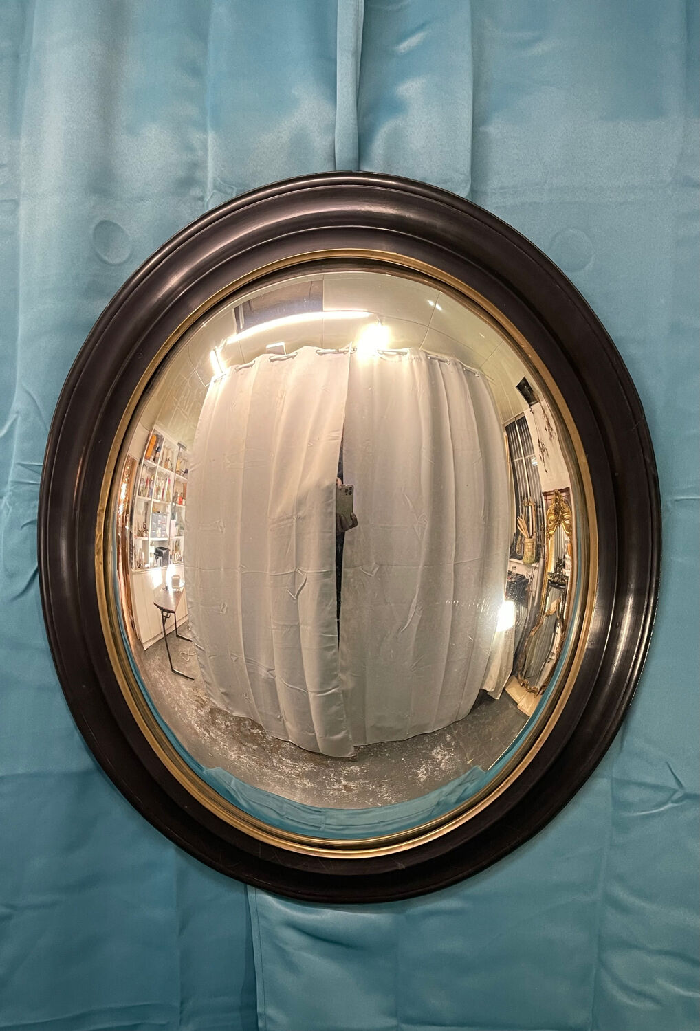 Mirror 90x75 witch of period Napoleon III 1870