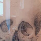 Pair of nineteenth pencil study drawings