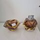 Sommerso Murano set: ashtray + table lighter