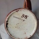 Earthenware decanter in false wood