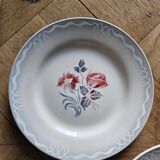 Digoin mismatched retro dinner plates