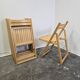 Chaise pliante des années 1980