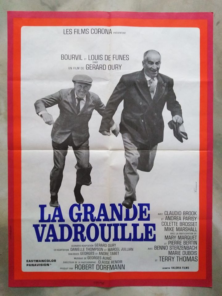 The great mop original poster 1966 Louis De Funès Bourvil