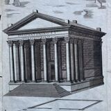 Antoine Lafrery, "Speculun Romanae Magnificen", set of 6 engravings, XVIth