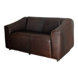 Vintage DS-47 Two-Seater Sofa by De Sede, Neck Leather Extendable Seat 1970
