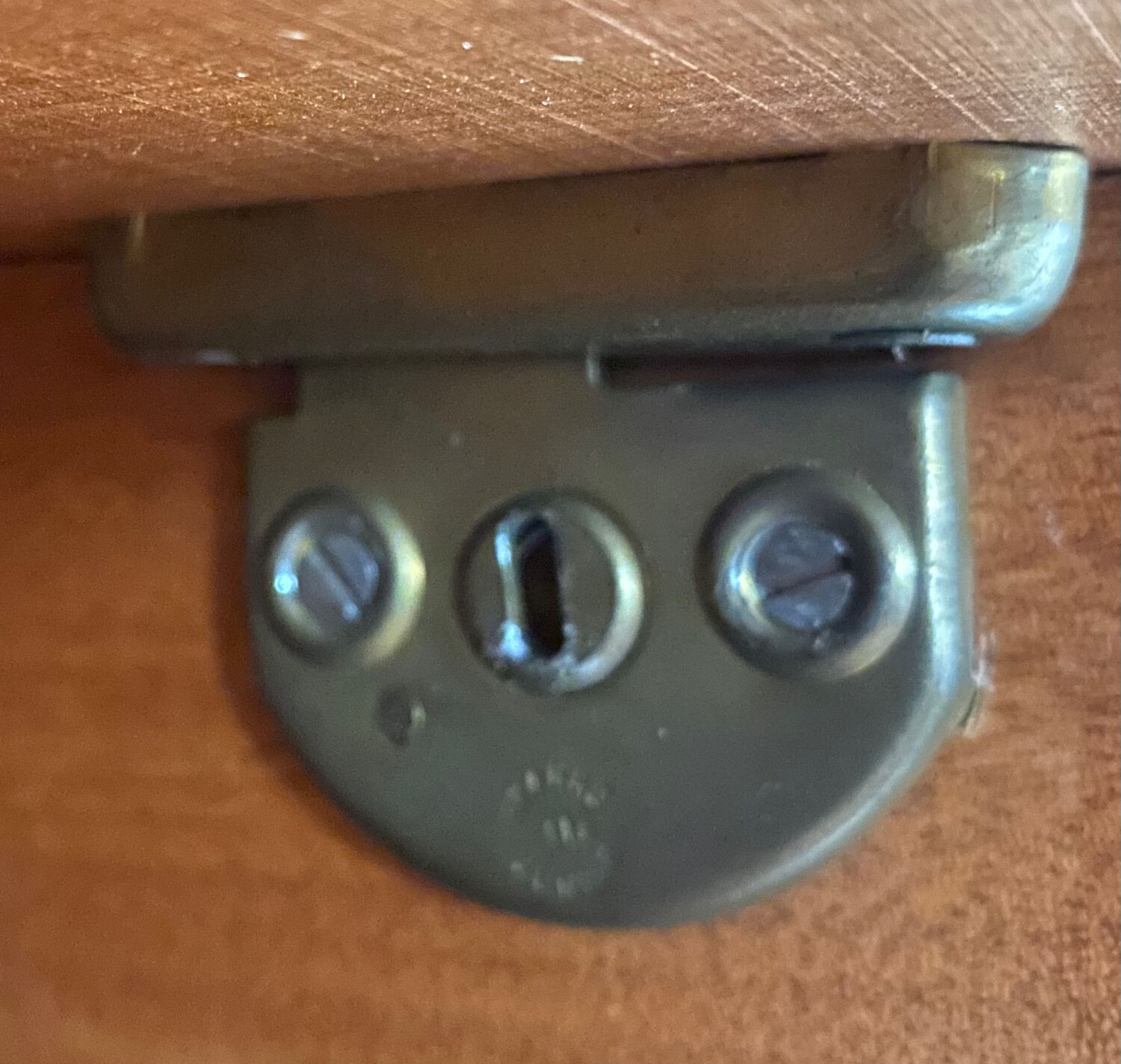 Vintage wardrobe with compass feet