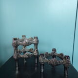 Lot 3 candle holders BMF Nagel Quist