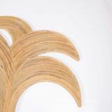Rattan “palm trees” mirror