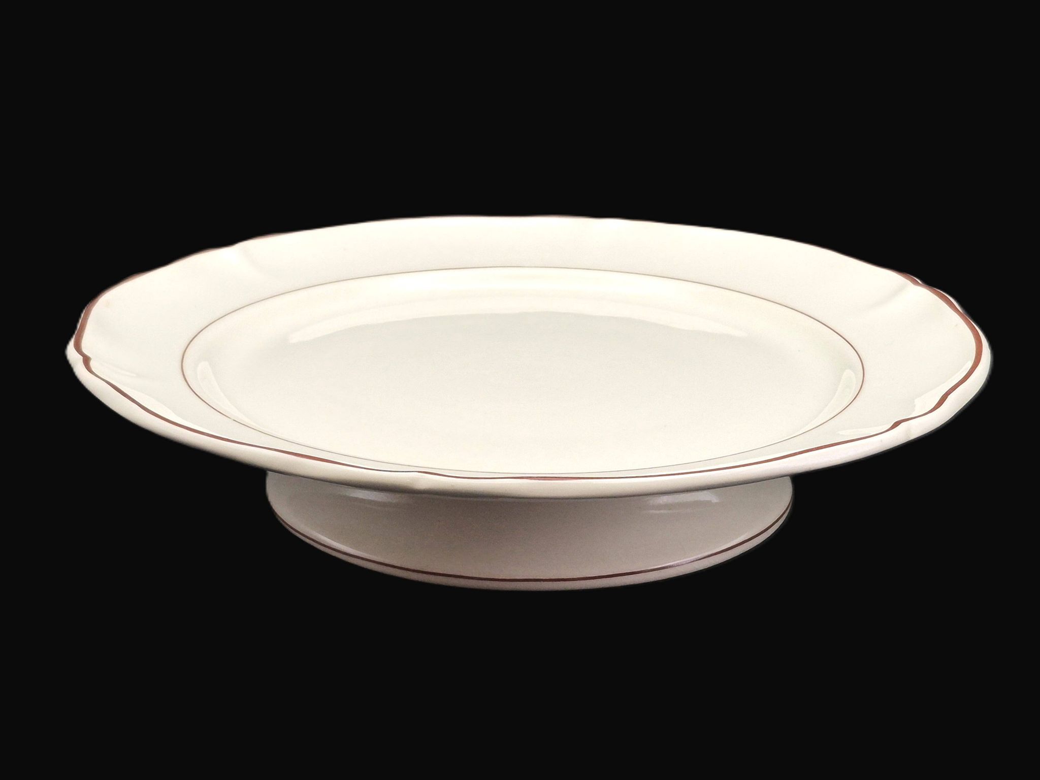 Antique cake stand Villeroy & Boch – Saar, ivory porcelain