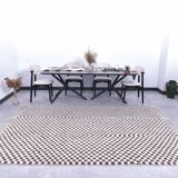 7x10 Checkered Moroccan Rug, 200x298Cm