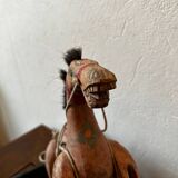 Wooden puppet horse