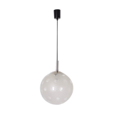 Curtained glass globe suspension