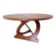 Vintage Danish Teak Sunburst Coffee Table by Soren Georg Jensen For Kubus