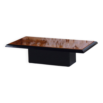 Elm burl coffee table, 1970