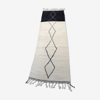 Berber cotton wool hallway carpet 246x88cm