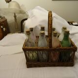 Rattan bottle holders