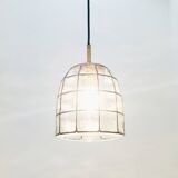 Suspension/luminaire en verre de style mid-century moderne de Limburg, Allemagne, années 1960.