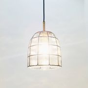 Mid-Century Modern Glass Pendant/Ceiling Light from Limburg, Germany, 1960s