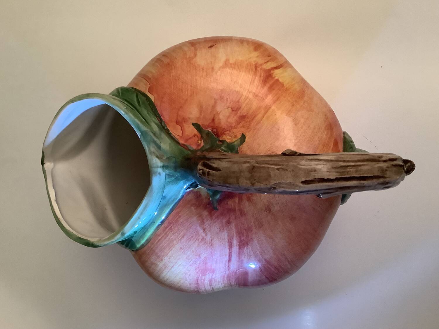 Barbotine Pot à eau Vintage Années 80