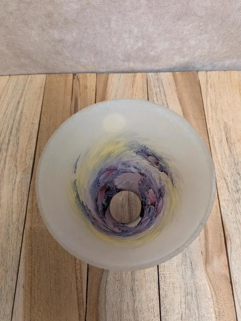 Antique lampshade in glass paste