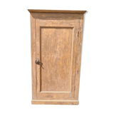 Old workshop cabinet in raw wood