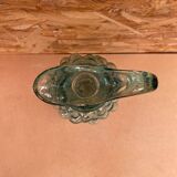 Antique glass pitcher ewer grape cluster shape vintage