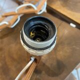 Pair of Translandia Denmark Scandinavian vintage wooden articulated wall lights 1960s