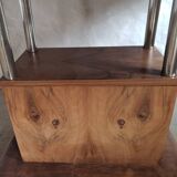 Walnut art-deco table