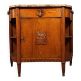 In the style of Dufresne: Art Nouveau period oak sideboard