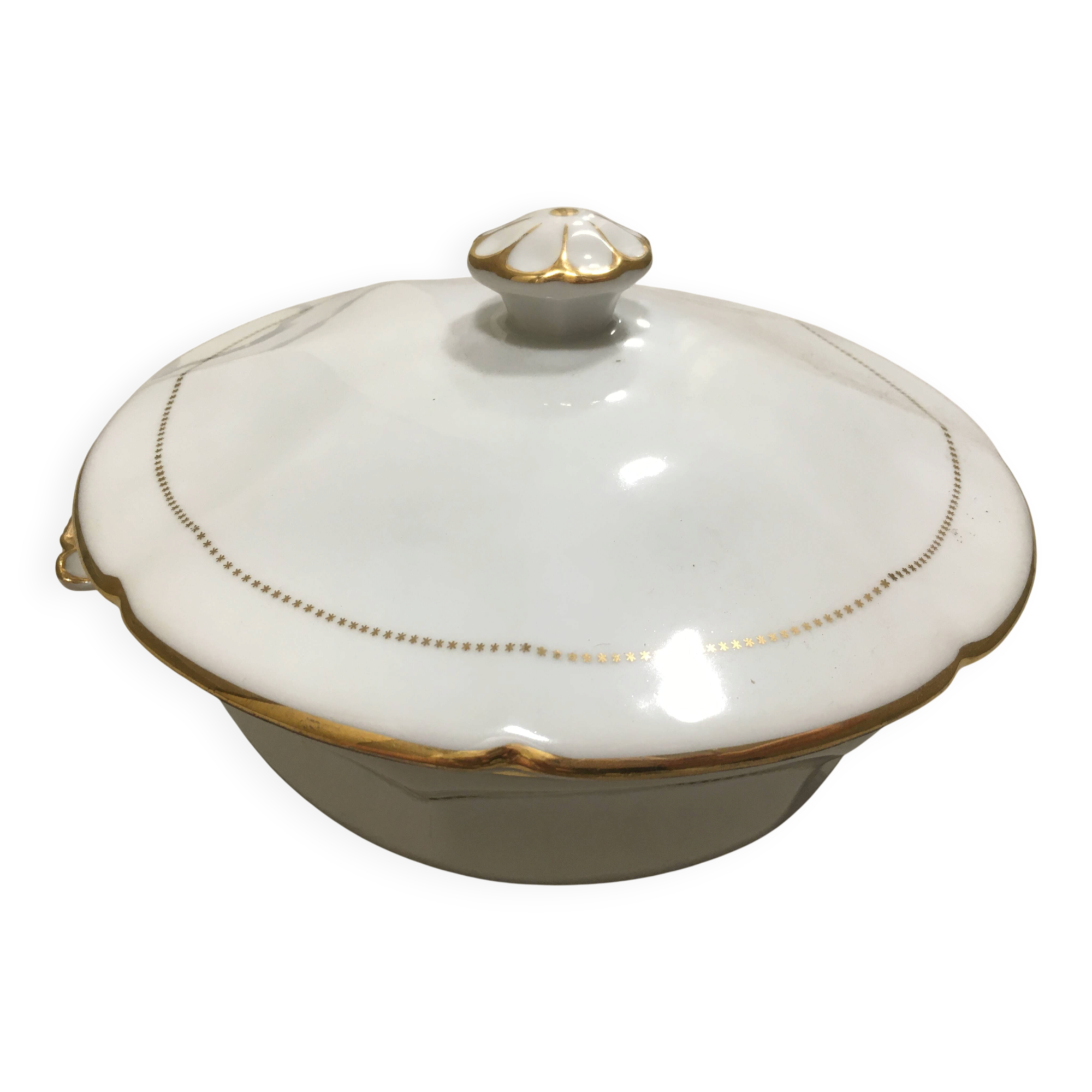 Limoges Porcelain Plate CG Cie Fine Gold Gilding
