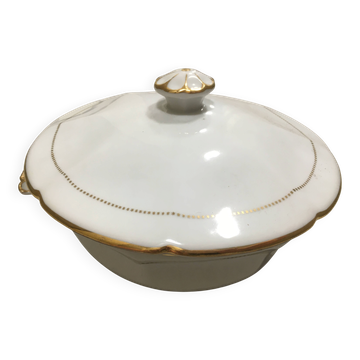 Limoges Porcelain Plate CG Cie Fine Gold Gilding