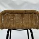Tabouret de bar vintage Dirk van Sliedregt Rohe Noordwolde 1960 Pays-Bas