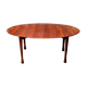 Oval cherry console table Model Babe by Vico Magistretti for De Padova Italia Year 1988