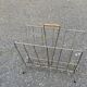 Vintage brass magazine rack