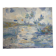 Blue landscape, riverbank, oil on canvas signed 1970
