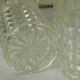 5 glass cups diamond tip effect 70s